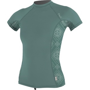 image:imageONeill Wetsuits Womens Womens Side Print Short Sleeve Rash GuardBristolLilian Tile