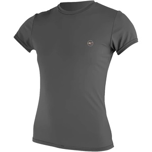 image:imageONeill Womens Basic Skins Upf 30  Short Sleeve Sun ShirtGraphite