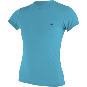 image:imageONeill Womens Basic Skins Upf 30  Short Sleeve Sun ShirtTurquoise