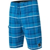 image:imageONEILL Mens 21 Inch Outseam Ultrasuede Swim BoardshortBright Blue  Santa Cruz Plaid