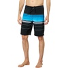 image:imageONEILL Mens Hyperfreak Heat Stripe Swim Trunks  21 Inch Inseam Fixed Waist Boardshorts for Men with Side Zip PocketBlack 133