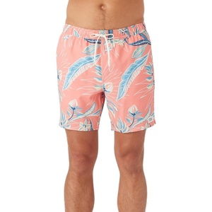 image:imageONEILL Mens 17 Inch Tropical Volley Boardshorts  Elastic Waist and Fixed Waist Quick Dry Swim Trunks for Men with PocketsCrlcoral