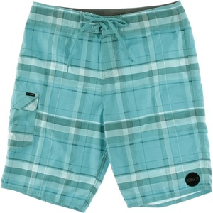 image:imageONEILL Mens 21 Inch Outseam Ultrasuede Swim BoardshortTurquoiseWhite