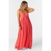 image:imageONEILL Saltwater Solids Mel Maxi Dress CAY M Cayenne