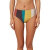 image:imageONEILL Womens High Waist Hipster Bikini Swimsuit Bottom RainbowSapa Stripe M