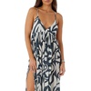 image:imageWomens Swim Saltwater Essentials Mel Print CoverUp Dress Slate S