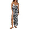 image:imageWomens Swim Saltwater Essentials Mel Print CoverUp Dress Slate S