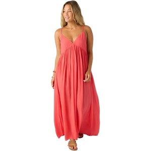 image:imageONEILL Saltwater Solids Mel Maxi Dress CAY M Cayenne