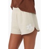 image:imageONEILL Womens Scallop Lounge Shorts  ButterSoft Fleece Easy PullOn FitLight Khaki