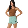 image:imageONEILL Womens Scallop Lounge Shorts  ButterSoft Fleece Easy PullOn FitGreen