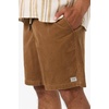 image:imageONEILL Mens ORiginals Cord Elastic Waist 18 Inch ShortsToffee