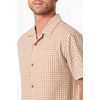 image:imageONEILL Mens Og Seersucker Plaid Short Sleeve Woven ShirtTofu