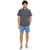 image:imageONEILL Mens UPF Slub Solid Standard Short Sleeve Woven ShirtBlack