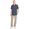 image:imageONEILL Mens UPF Slub Solid Standard Short Sleeve Woven ShirtNavy