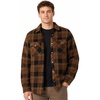 image:imageONEILL Mens Glacier Plaid High Pile Superfleece ShirtDark Khaki
