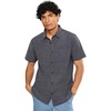 image:imageONEILL Mens UPF Slub Solid Standard Short Sleeve Woven ShirtBlack