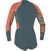 image:imageONEILL Womens Bahia 21mm Long Sleeve Shorty SuitShadeArta GeoBurnt Coral