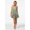 image:imageONEILL Womens Saltwater Solids Rilee Mini CoverUp Dress  Lightweight Crinkle Fabric Adjustable StrapsSea Spray