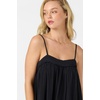 image:imageONEILL Womens Saltwater Solids Sai Maxi CoverUp Dress  Adjustable Straps Side SlitsBlack