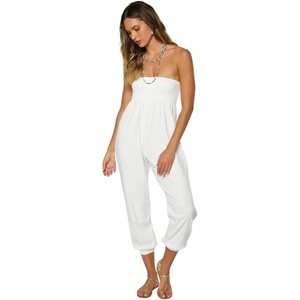 image:imageONEILL Sleeveless Cropped Wide Leg Jumpsuits for Women  Versatile Jumpsuits for Women Casual Wear for Daytime or EveningWhite  Sandy