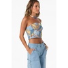 image:imageONEILL Womens Adeline Tube Top  Strapless Stretch Knit StayPut NecklineCaptains Blue