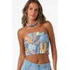 image:imageONEILL Womens Adeline Tube Top  Strapless Stretch Knit StayPut NecklineCaptains Blue