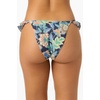 image:imageONEILL Womens Jalisco Cheeky Bottoms  Ruffle Side Straps Stretch Swim FabricMermaid Floral