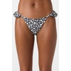 image:imageONEILL Womens Jalisco Cheeky Bottoms  Ruffle Side Straps Stretch Swim FabricWashed Black