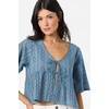 image:imageONEILL Womens Loni Eyelet TopProvincial Blue