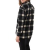 image:imageONEILL Womens Superfleece Flannel Top  Comfortable and Casual Long Sleeve Button Up Shirts for WomenBlack  Collins