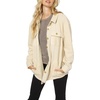 image:imageONEILL Womens Superfleece Flannel Top  Comfortable and Casual Long Sleeve Button Up Shirts for WomenStone  Collins Solid