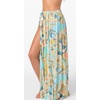 image:imagePrinted Midi Skirt with Tassel Drawcord and Thigh Slits by ONeillMulti Clr