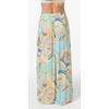 image:imagePrinted Midi Skirt with Tassel Drawcord and Thigh Slits by ONeillMulti Clr