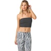 image:imageONEILL Womens Adeline Tube Top  Strapless Stretch Knit StayPut NecklineBlack