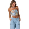 image:imageONEILL Womens Adeline Tube Top  Strapless Stretch Knit StayPut NecklineCaptains Blue