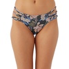 image:imageONEILL Womens Boulders Strappy Side Bikini Bottoms  Full Coverage Womens Bathing Suit Bottom with MultiStrap DetailMatira Tropical