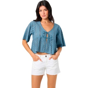 image:imageONEILL Womens Loni Eyelet TopProvincial Blue