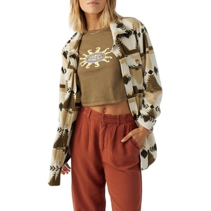 image:imageONEILL Womens Superfleece Flannel Top  Comfortable and Casual Long Sleeve Button Up Shirts for WomenStone  Collins