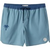 image:imageONEILL Mens OG Solid Scallop 16 Volley Boardshorts  QuickDry Stretch Fabric Swim amp Surf TrunksStsstormy Sea