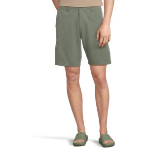 image:imageMens Reserve Light Check 19 Hybrid Shorts Dark Olive 28