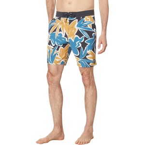 image:imageONEILL Mens Og Print Cruzer 18 Boardshorts  QuickDry Stretch Swim Trunks for Surf amp BeachBlack  Og Print Cruzer 18