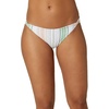 image:imageONEILL Womens Strappy Twist Side Tab Hipster Bikini Swimsuit BottomMulti Beach Stripe