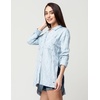 image:imageONeill Juniors Gretchen Woven Plaid Shirt BlousePacific