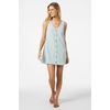 image:imageONeill Womens Sanders Mini Dress  Lightweight CottonLinen Blend and Side PocketsCloud Blue