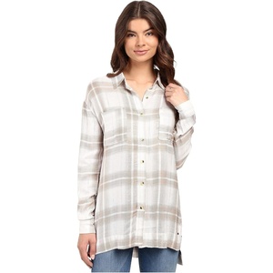 image:imageONeill Juniors Gretchen Woven Plaid Shirt BlouseMist
