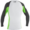 image:imageONeill Mens Premium Skins Upf 50 Long Sleeve Rash GuardWhiteDay GlowRaven