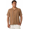 image:imageONEILL Mens Og Stripe Short Sleeve Woven ShirtToffee