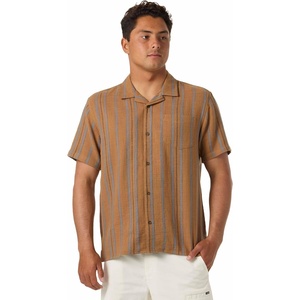 image:imageONEILL Mens Og Stripe Short Sleeve Woven ShirtToffee