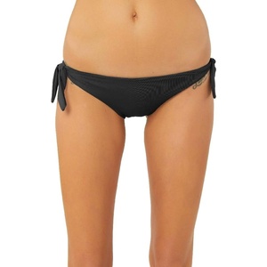 image:imageONEILL Womens Solid Side Tie Hipster Bikini Swimsuit Bottom Black S