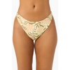 image:imageONEILL Womens Flamenco Revo Cheeky Bottoms  Reversible HighLeg Bikini BottomsCove Floral